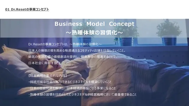 Dr.Reset(ドクターリセット) 加盟説明資料 2枚目